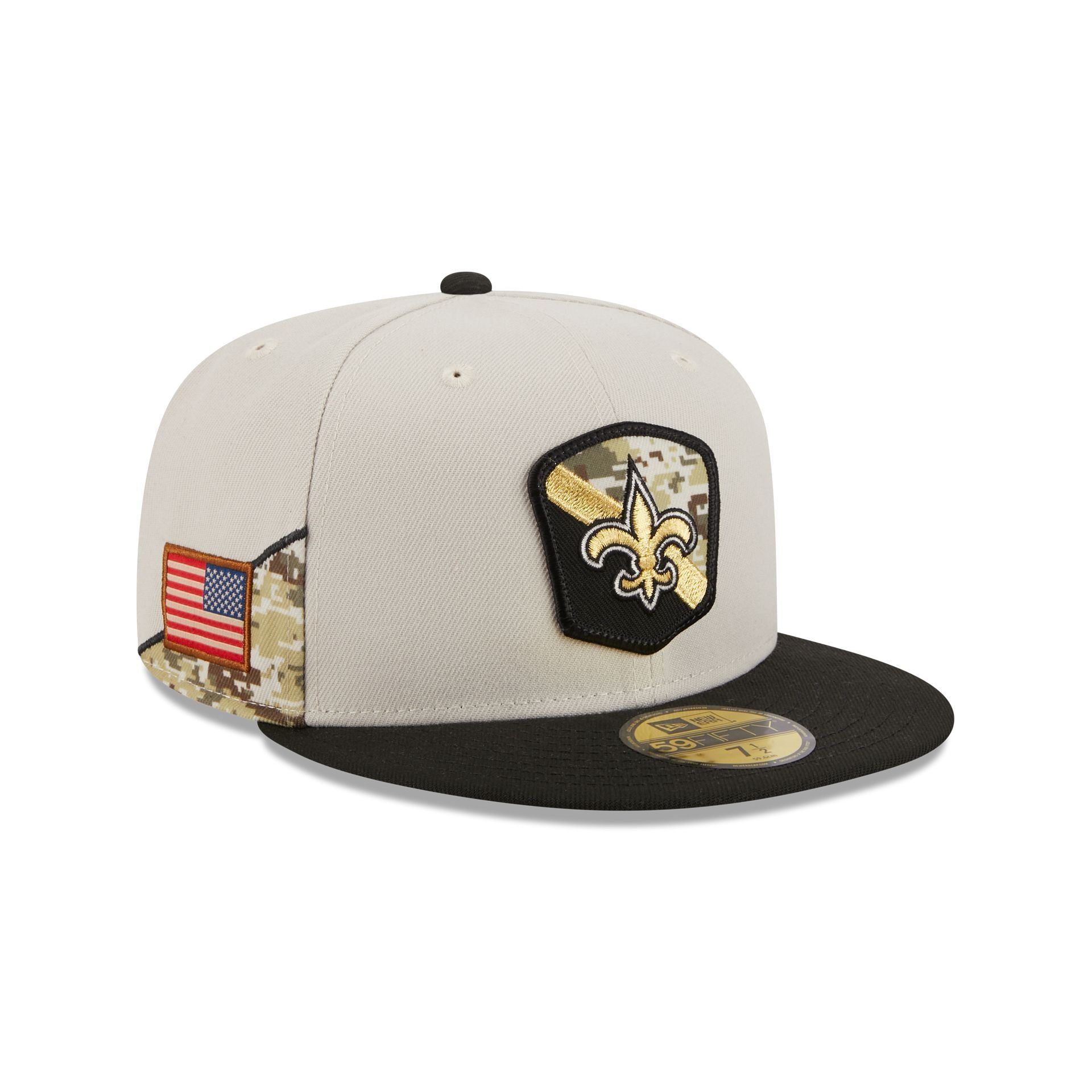 New Orleans Saints 2023 Salute to Service 59FIFTY Fitted Hat sold by New Era