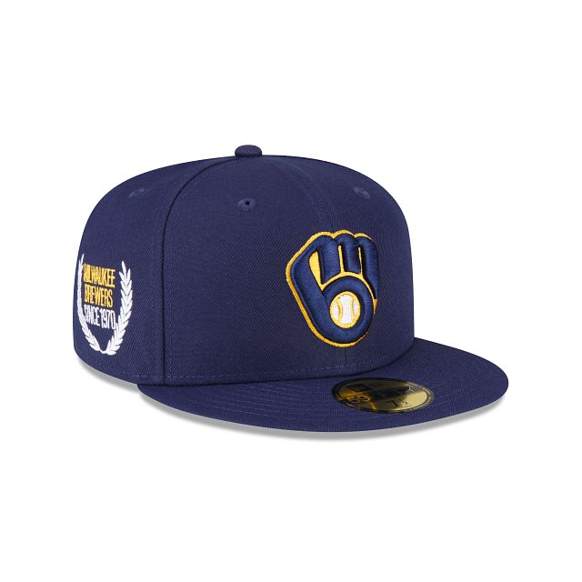 Milwaukee Brewers Fairway 59FIFTY Fitted Hat sold by New Era