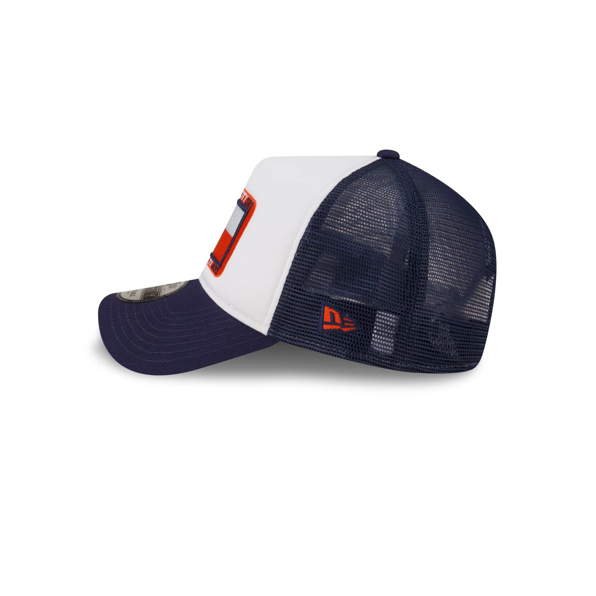 Houston Astros White Crown 9FORTY A-Frame Trucker Hat sold by New Era product image thumbnail 4