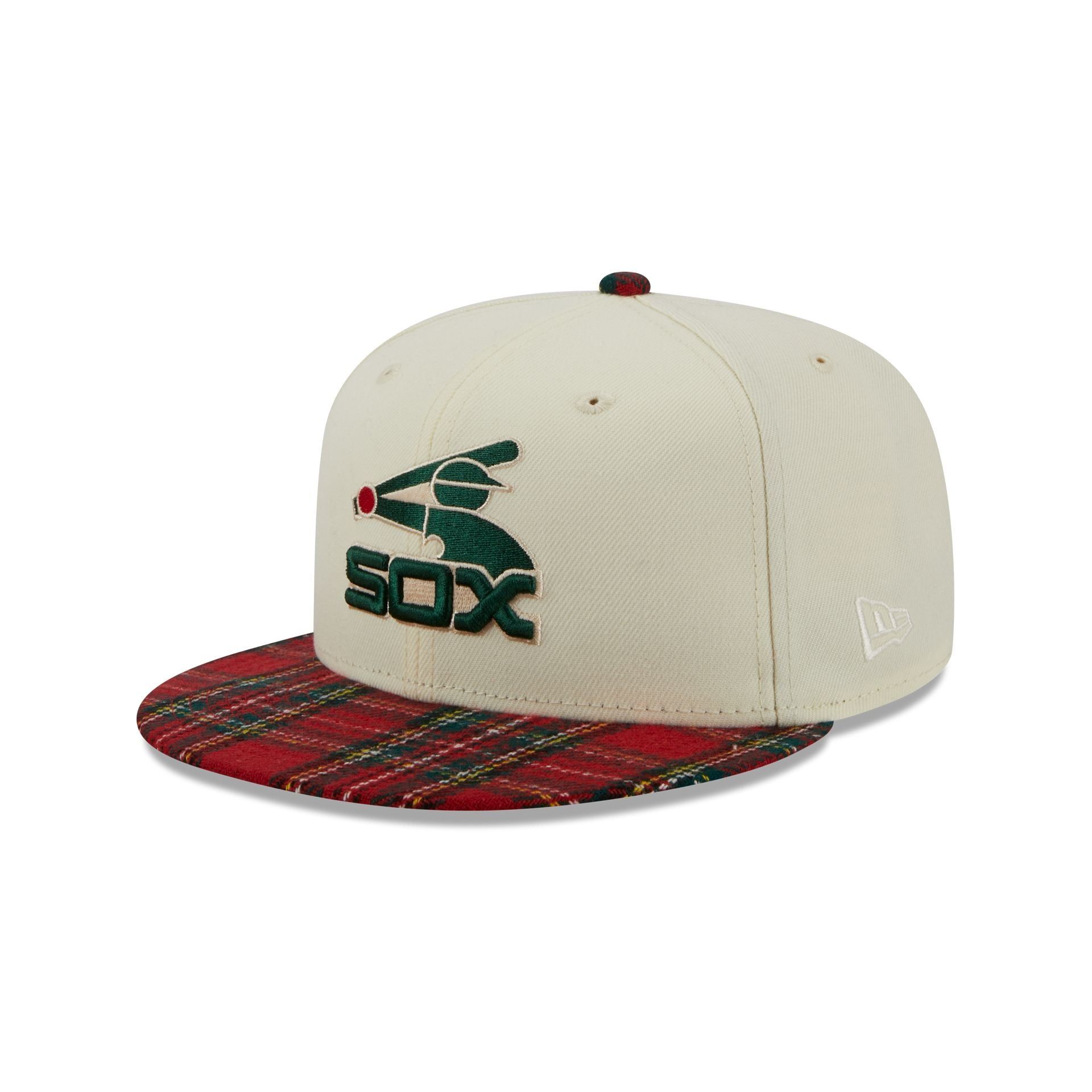 Chicago White Sox Plaid Visor 9FIFTY Snapback Hat sold by New Era