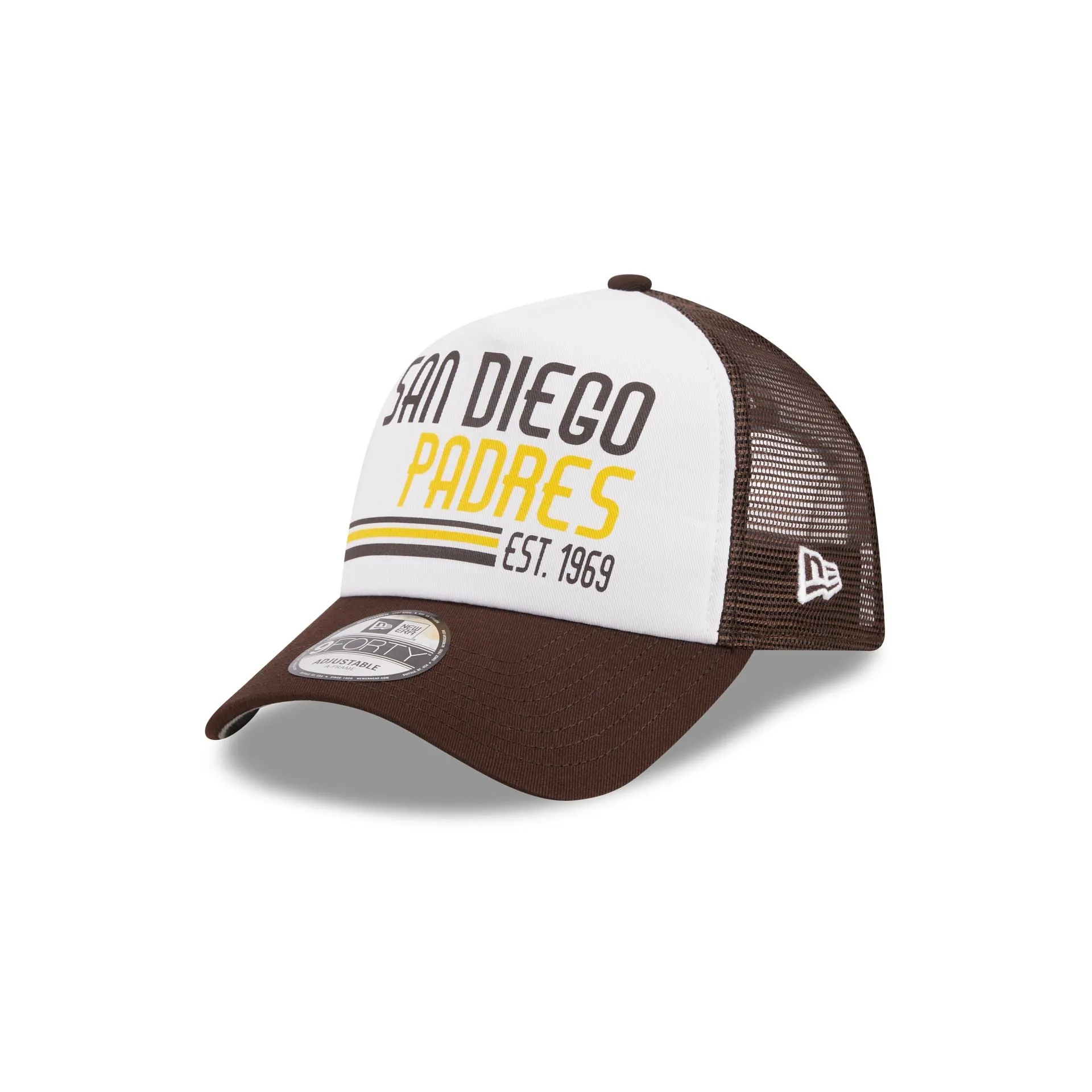 San Diego Padres Lift Pass 9FORTY A-Frame Snapback Hat sold by New Era