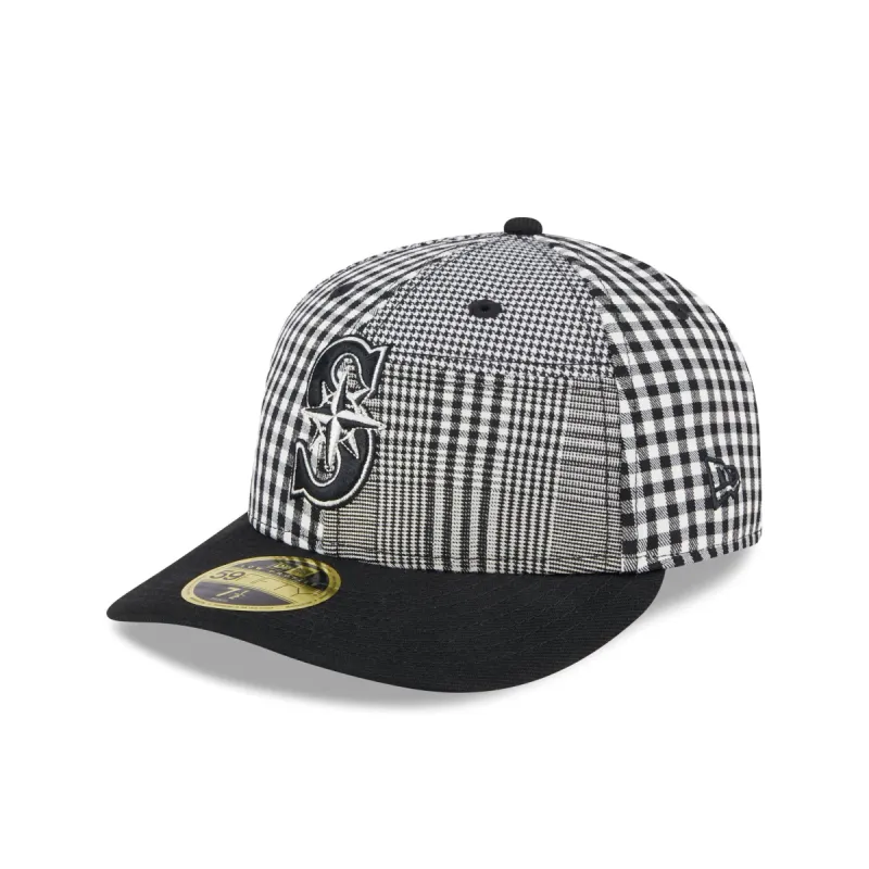 Seattle Mariners Patch Plaid Low Profile 59FIFTY Fitted Hat sold by New Era