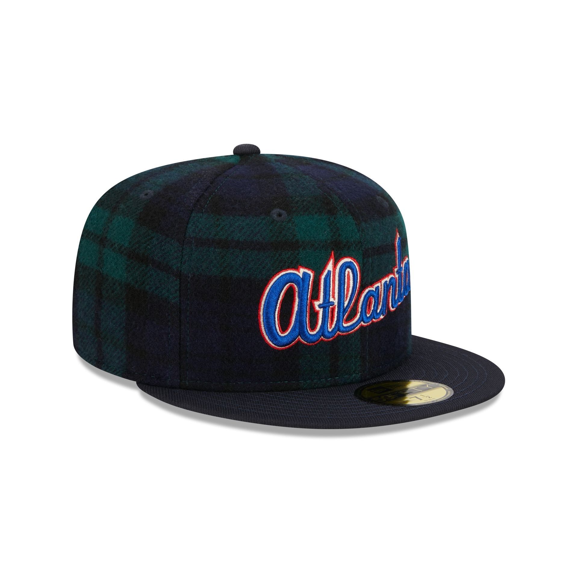 Atlanta Braves Plaid 59FIFTY Fitted Hat sold by New Era product image thumbnail 3