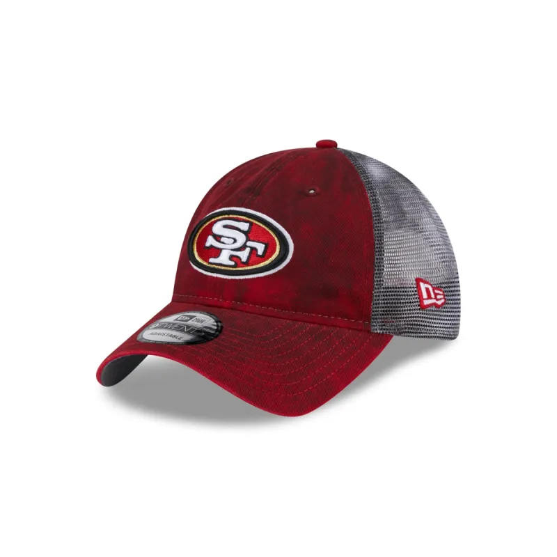San Francisco 49ers Slick 9TWENTY Trucker Hat sold by New Era