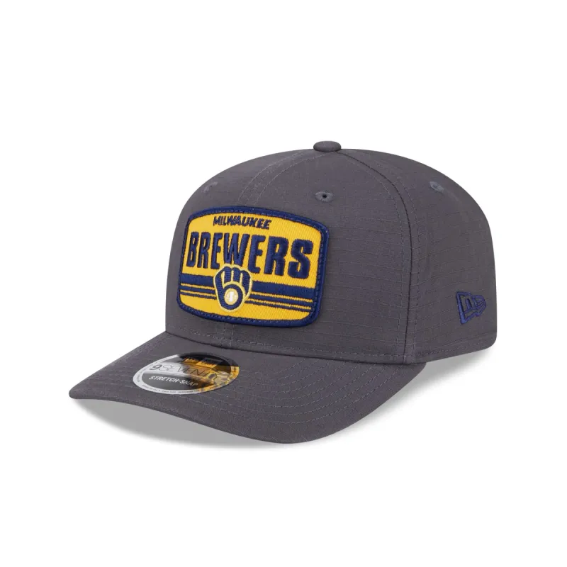 Milwaukee Brewers Team Elevated 9SEVENTY Stretch-Snap Hat sold by New Era