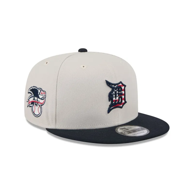 Detroit Tigers Independence Day 2024 9FIFTY Snapback Hat sold by New Era