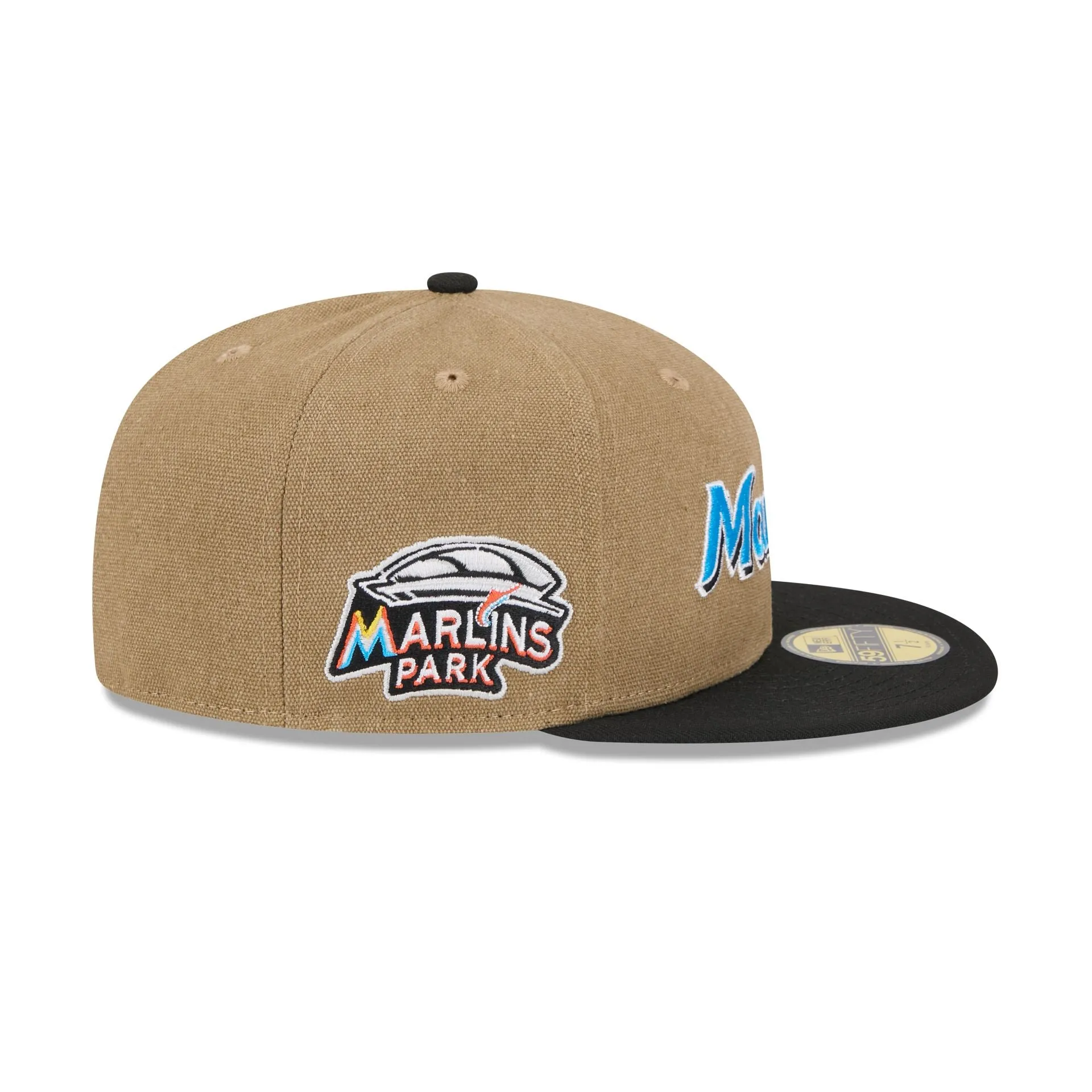 Miami Marlins Canvas Crown 59FIFTY Fitted Hat sold by New Era product image thumbnail 4