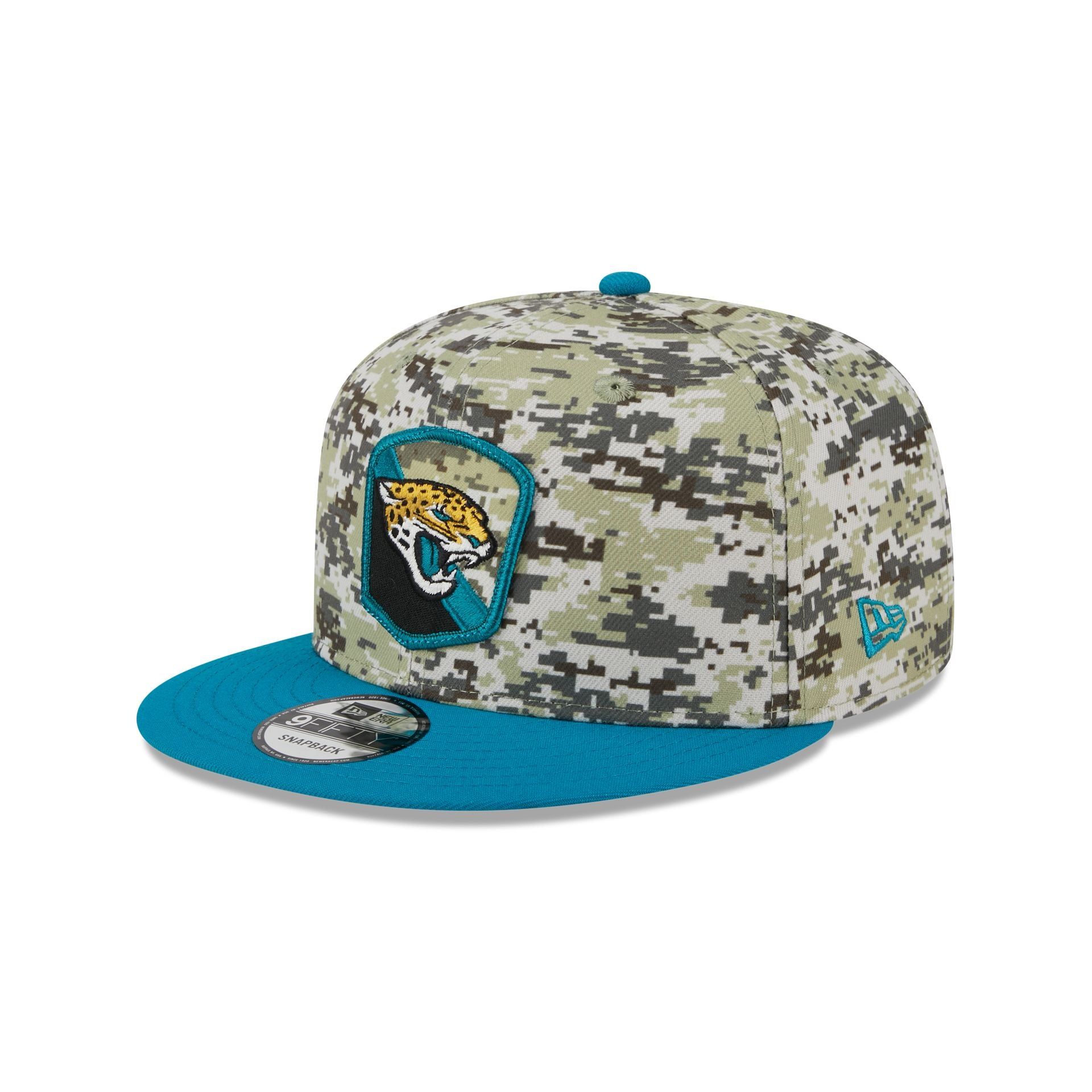 Jacksonville Jaguars 2023 Salute to Service Camo 9FIFTY Snapback Hat sold by New Era product image thumbnail 3
