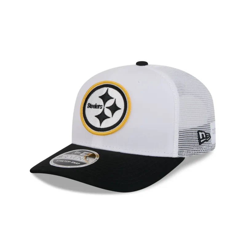 Pittsburgh Steelers 2024 Training 9SEVENTY Trucker Hat sold by New Era