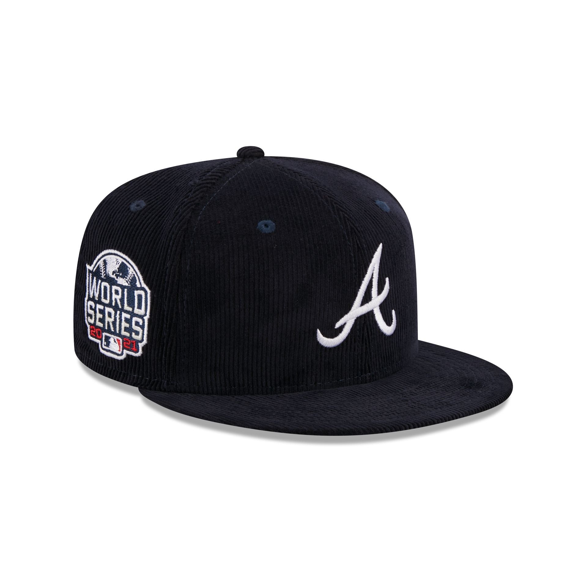 Atlanta Braves Throwback Corduroy 59FIFTY Fitted Hat sold by New Era