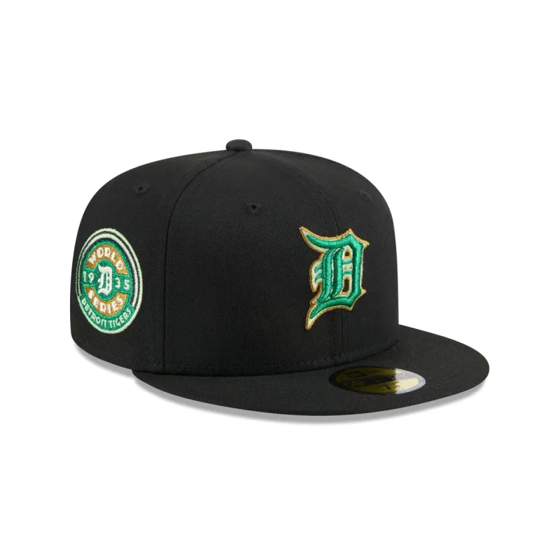 Detroit Tigers Metallic Green Pop 59FIFTY Fitted Hat sold by New Era