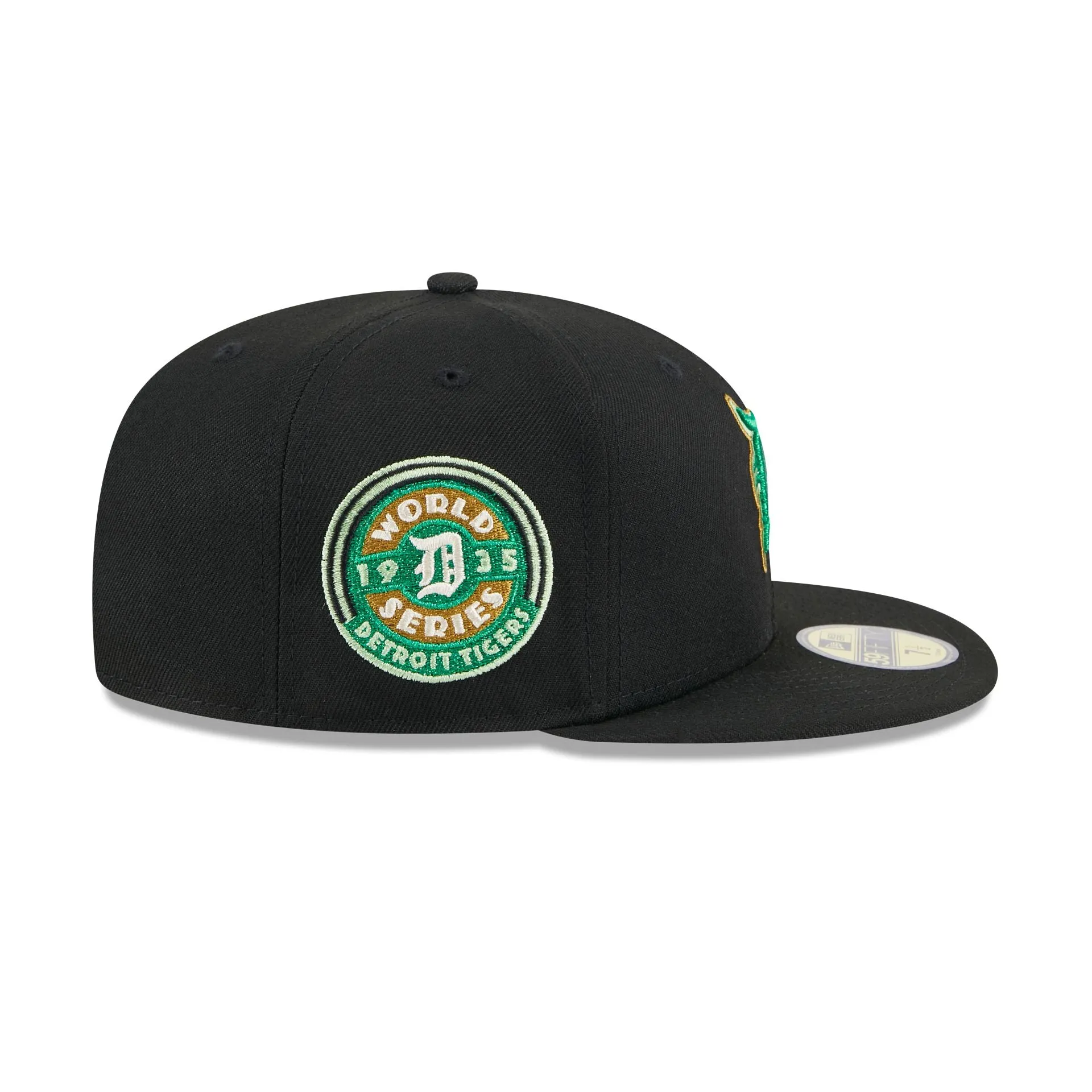 Detroit Tigers Metallic Green Pop 59FIFTY Fitted Hat sold by New Era product image thumbnail 4