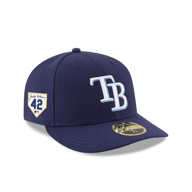 Tampa Bay Rays Jackie Robinson Day 2024 Low Profile 59FIFTY Fitted Hat sold by New Era