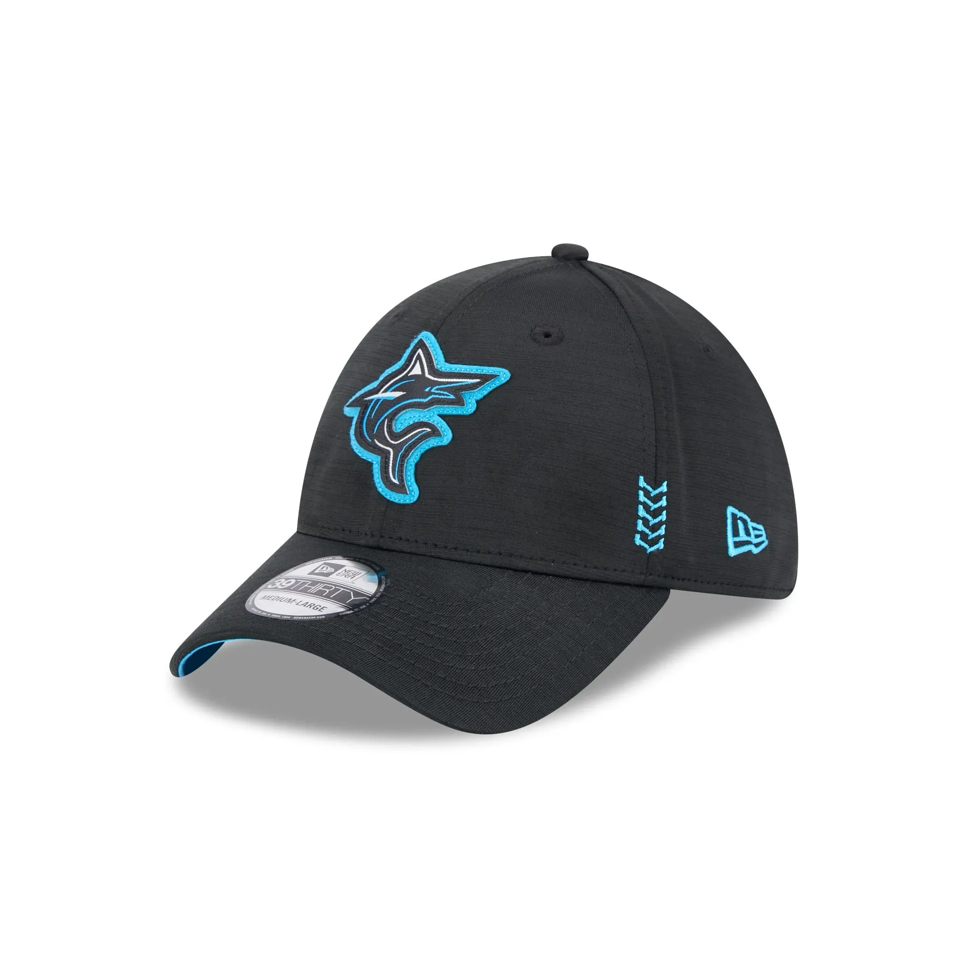 Miami Marlins 2024 Clubhouse 39THIRTY Stretch Fit Hat sold by New Era