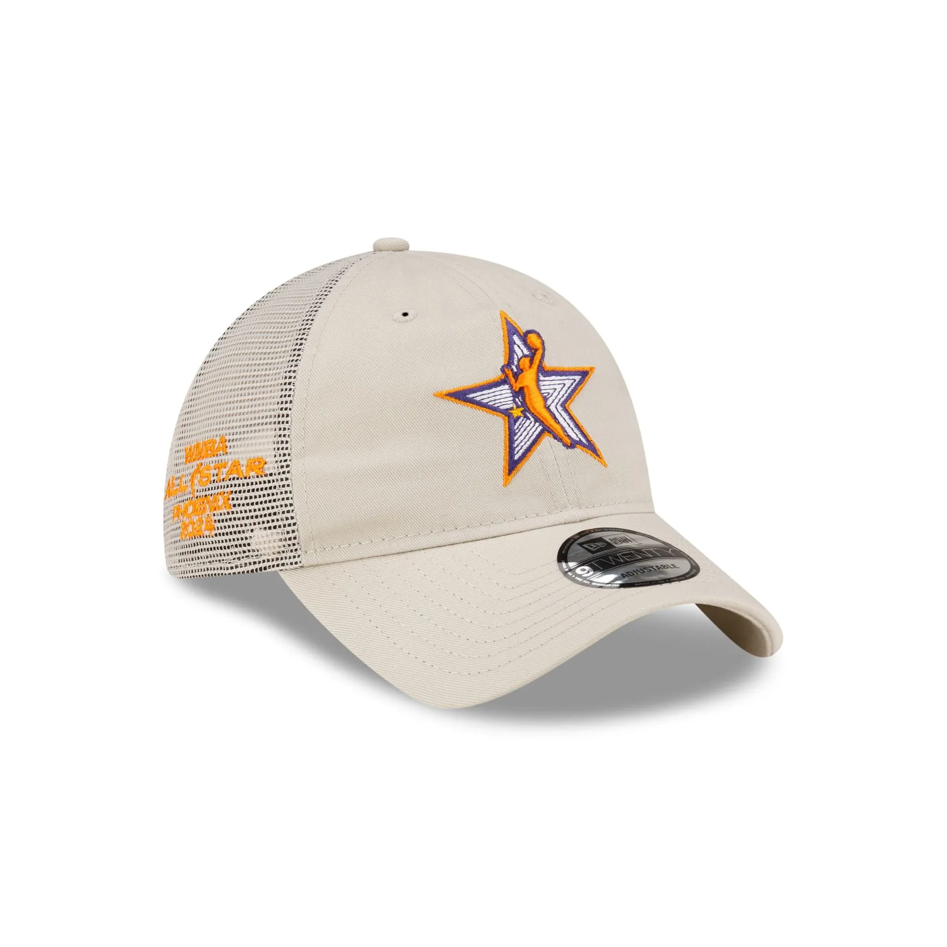 2024 WNBA All-Star Game White 9TWENTY Trucker Hat sold by New Era