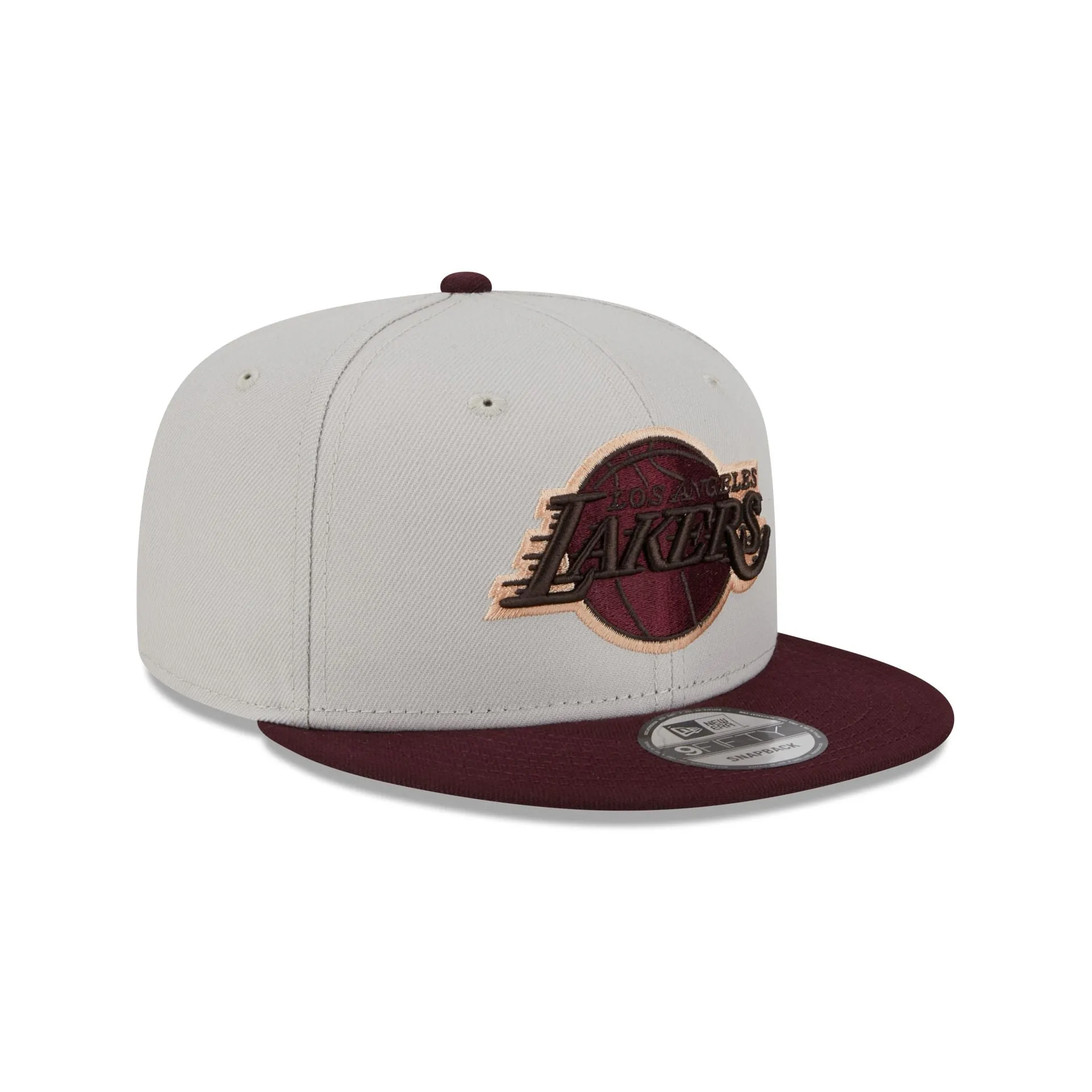Los Angeles Lakers Mauve Visor 9FIFTY Snapback Hat sold by New Era product image thumbnail 3