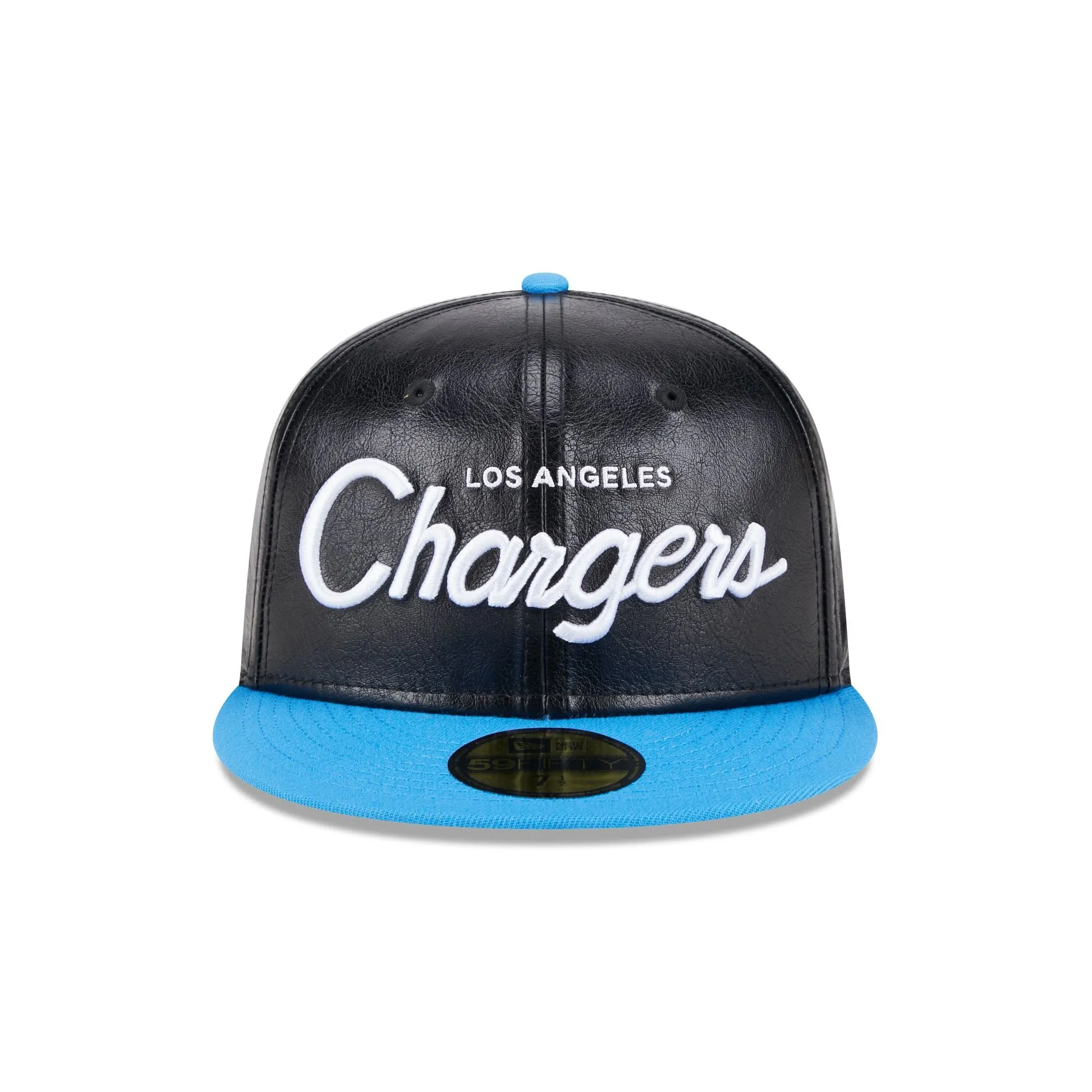 Los Angeles Chargers Faux Leather Crown 59FIFTY Fitted Hat sold by New Era product image thumbnail 2