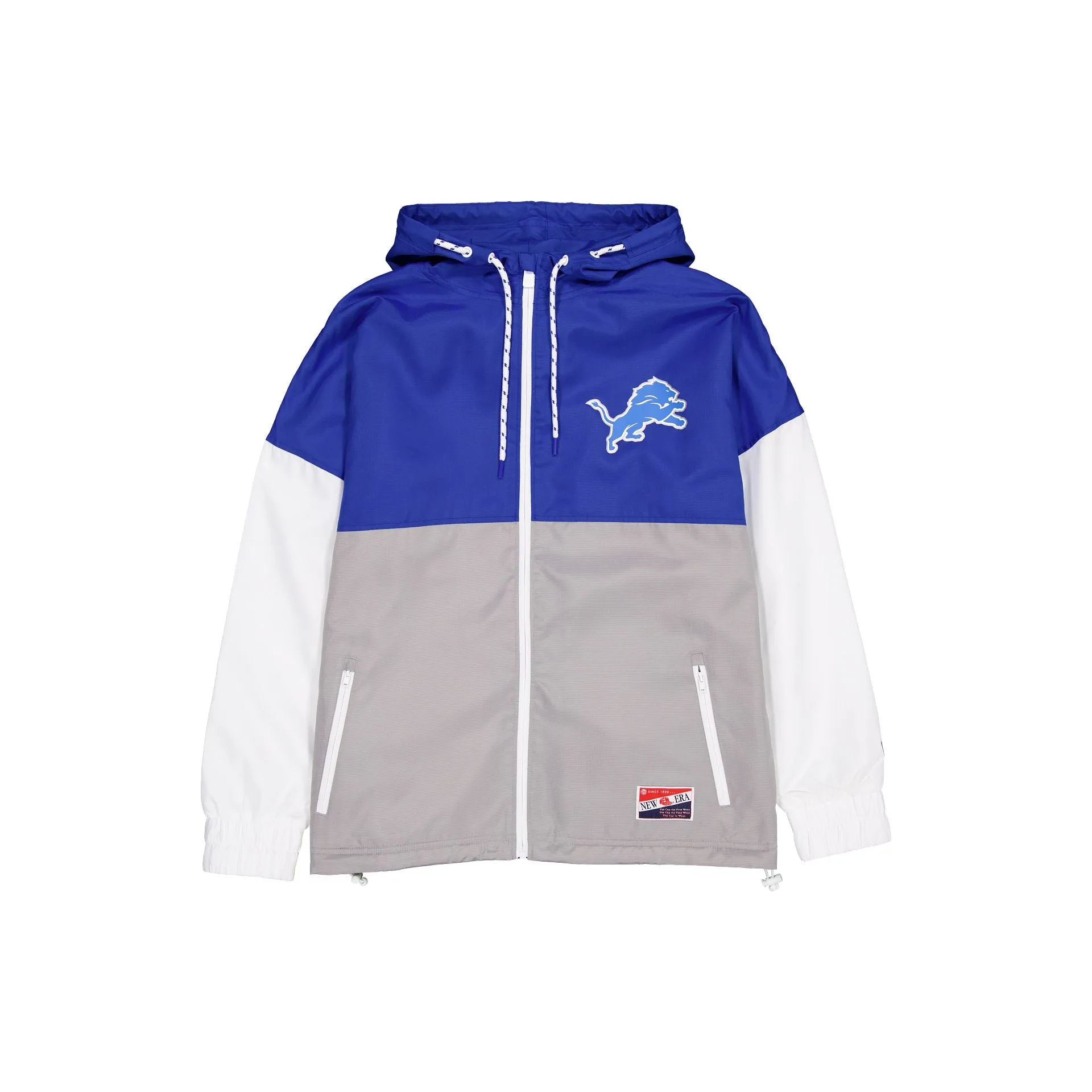 Detroit Lions Throwback Windbreaker sold by New Era