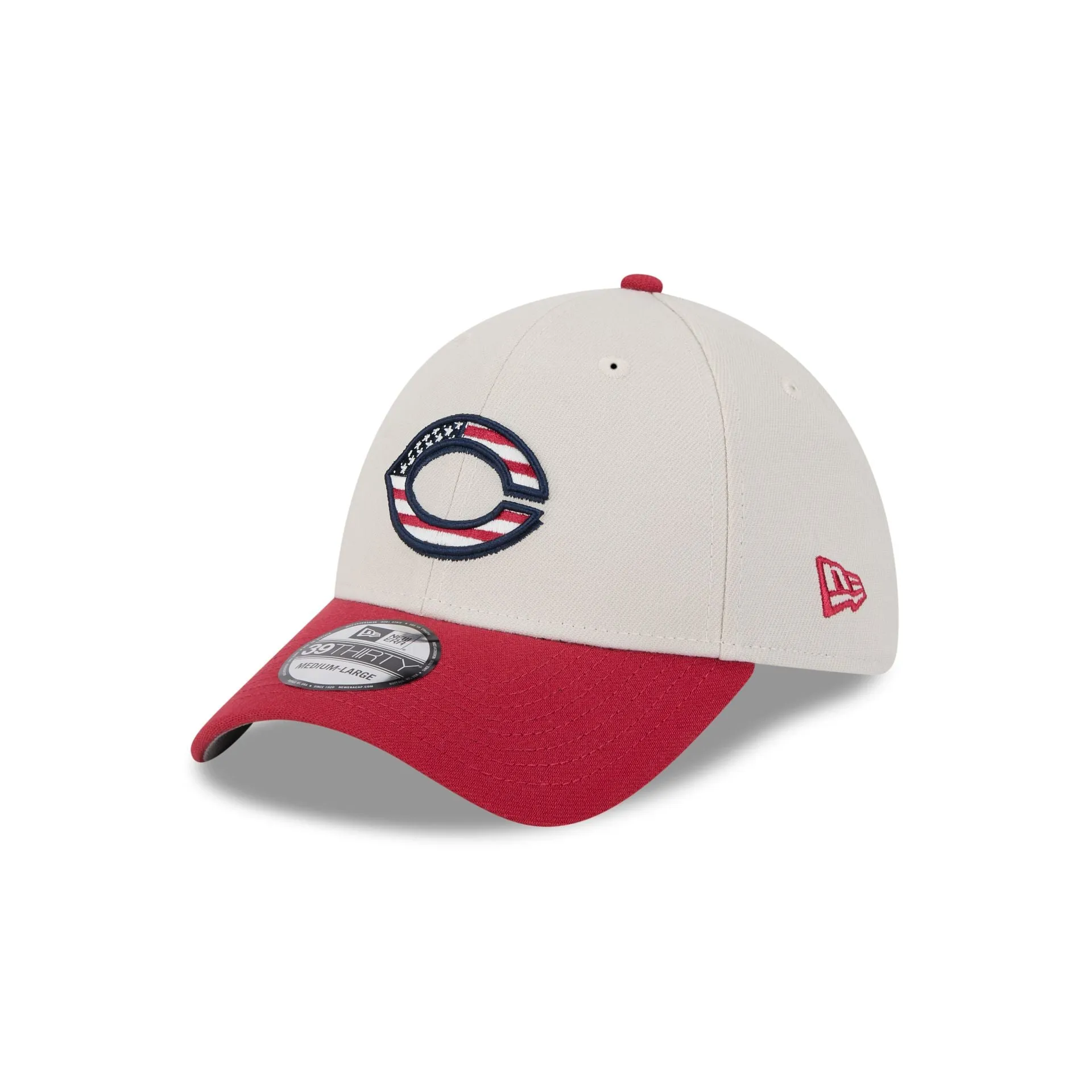Cincinnati Reds Independence Day 2024 39THIRTY Stretch Fit Hat sold by New Era product image thumbnail 3