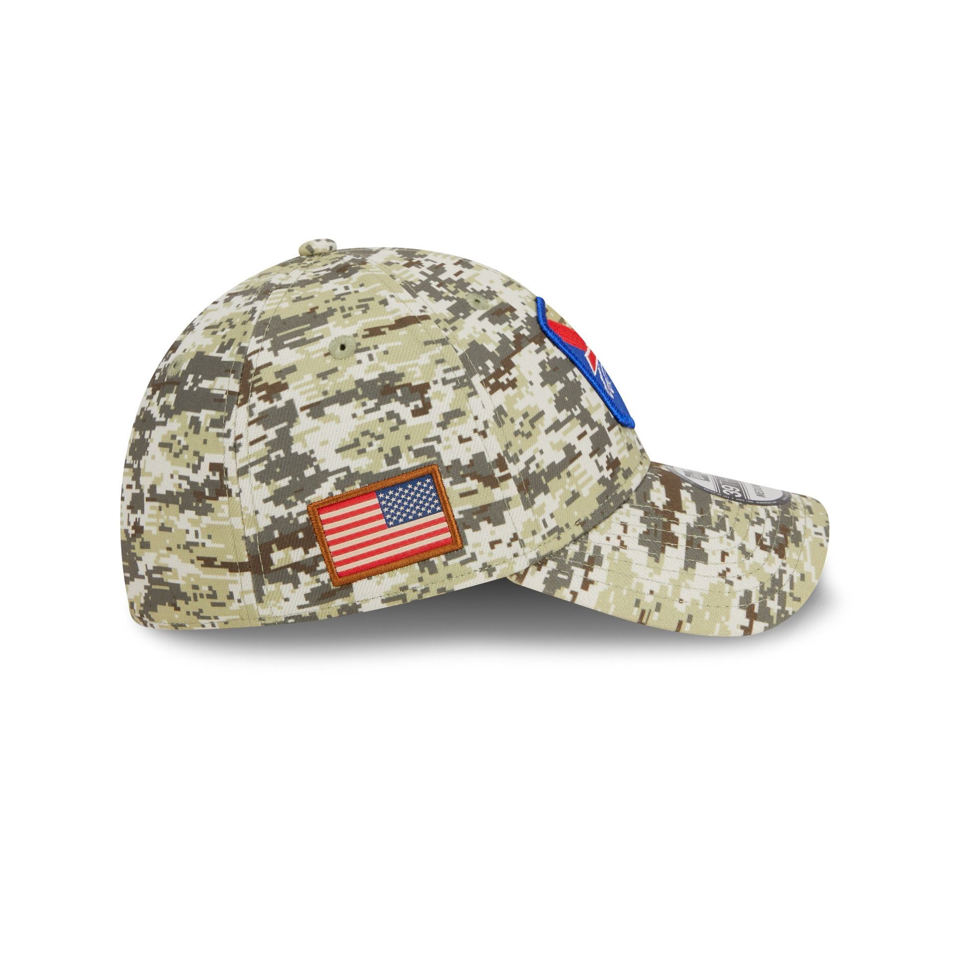 Buffalo Bills 2023 Salute to Service Camo 39THIRTY Stretch Fit Hat sold by New Era product image thumbnail 4