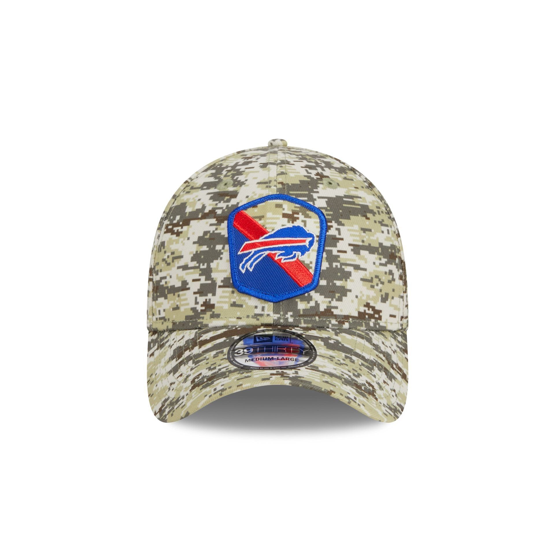 Buffalo Bills 2023 Salute to Service Camo 39THIRTY Stretch Fit Hat sold by New Era product image thumbnail 2