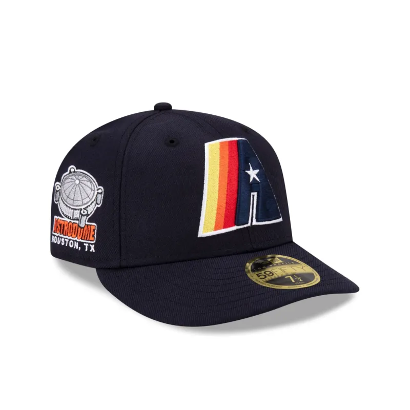 Just Caps Stadium Patch Houston Astros Low Profile 59FIFTY Fitted Hat sold by New Era