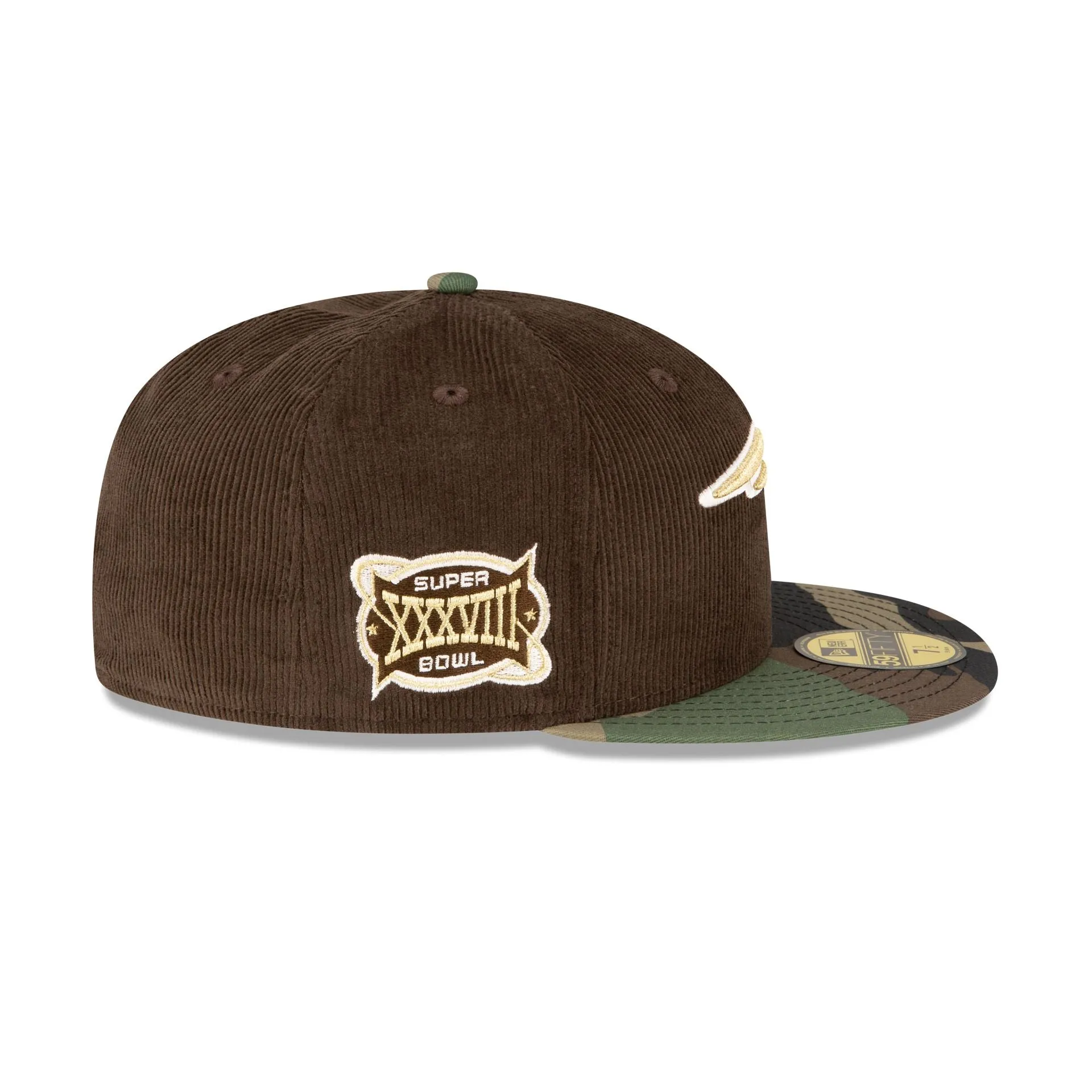 Just Caps Brown Camo New England Patriots 59FIFTY Fitted Hat sold by New Era product image thumbnail 4