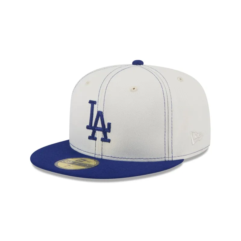 Los Angeles Dodgers Sandy Linen 59FIFTY Fitted Hat sold by New Era
