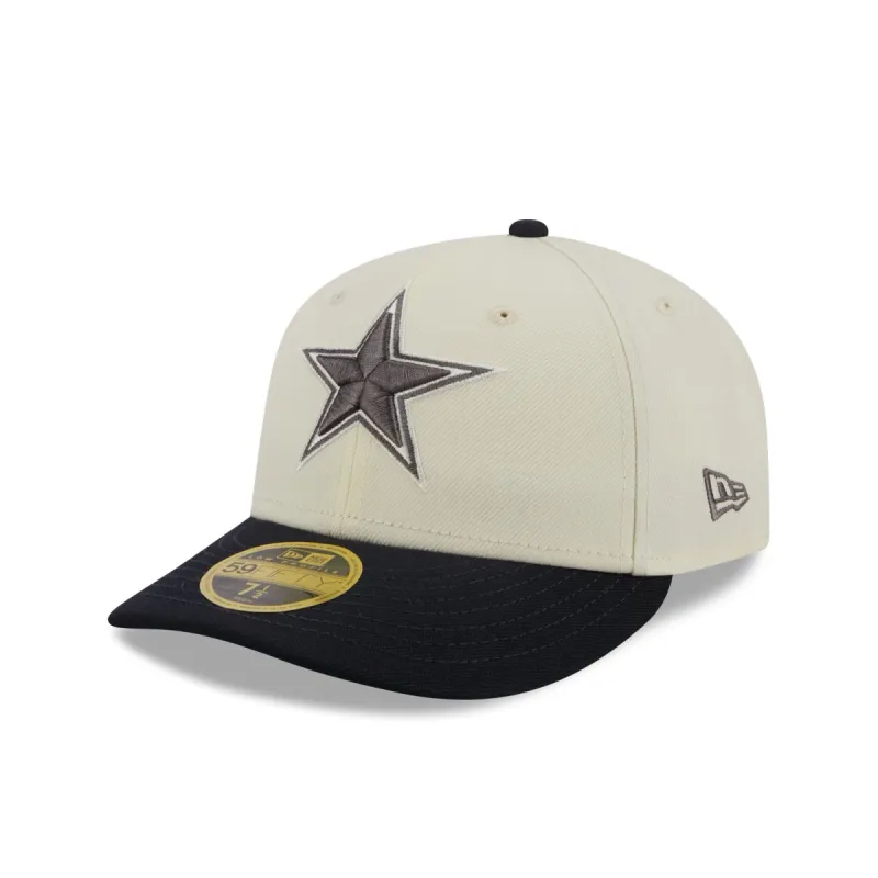 Dallas Cowboys Chrome Crown Low Profile 59FIFTY Fitted Hat sold by New Era