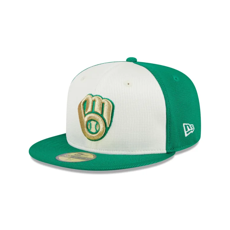 Milwaukee Brewers St. Patrick's Day 2024 59FIFTY Fitted Hat sold by New Era