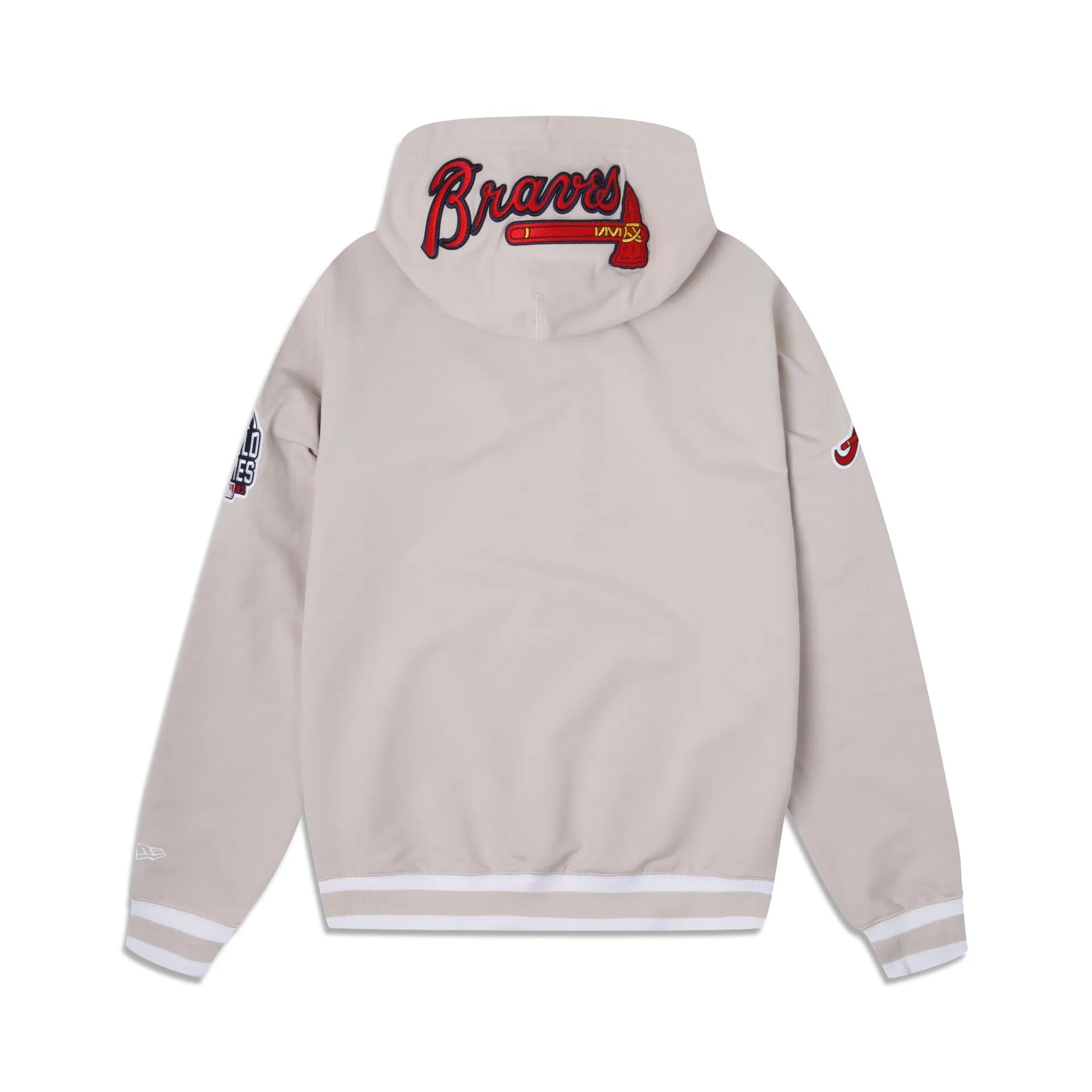 Atlanta Braves Logo Select Chrome Hoodie sold by New Era product image thumbnail 2