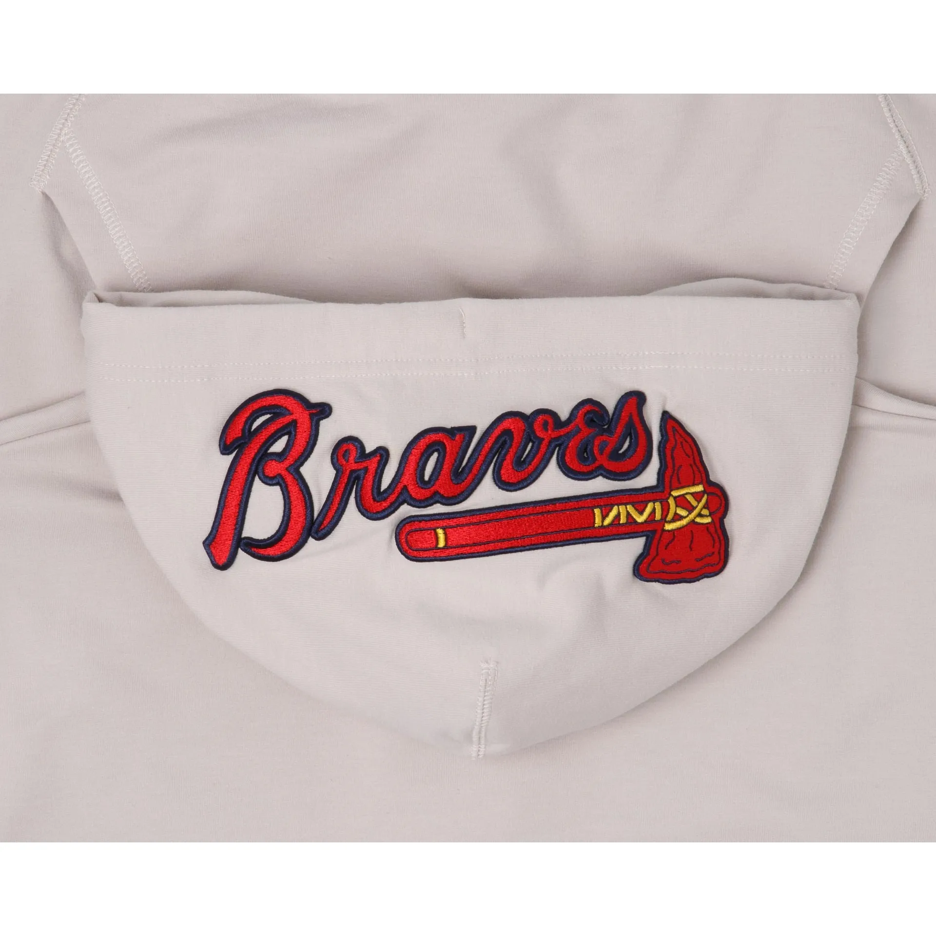 Atlanta Braves Logo Select Chrome Hoodie sold by New Era product image thumbnail 4