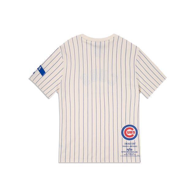 Alpha Industries X Chicago Cubs Striped T-Shirt sold by New Era product image thumbnail 2