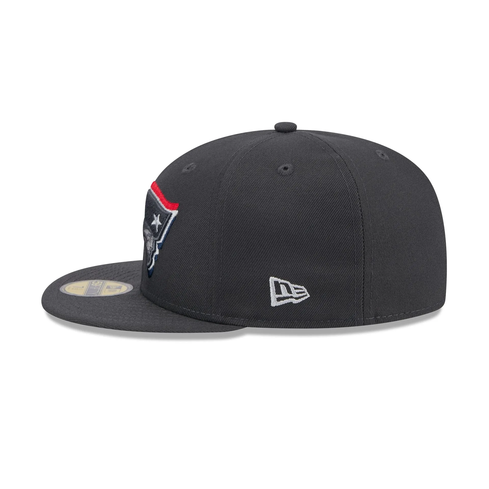 New England Patriots 2024 Draft Gray 59FIFTY Fitted Hat sold by New Era product image thumbnail 5