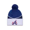 Atlanta Braves City Connect Pom Knit Hat sold by New Era