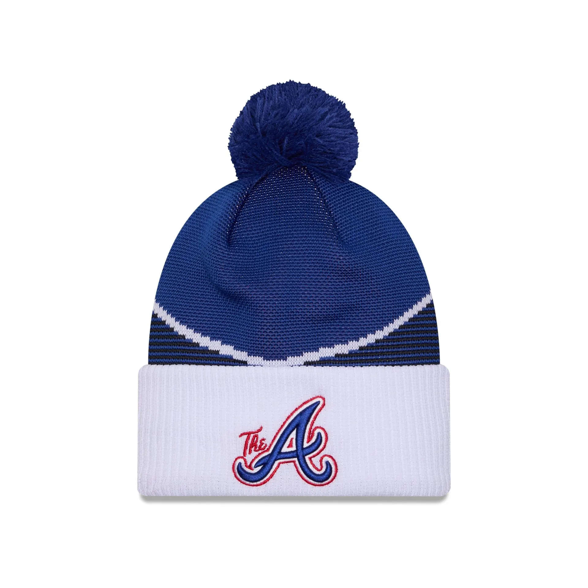 Atlanta Braves City Connect Pom Knit Hat sold by New Era
