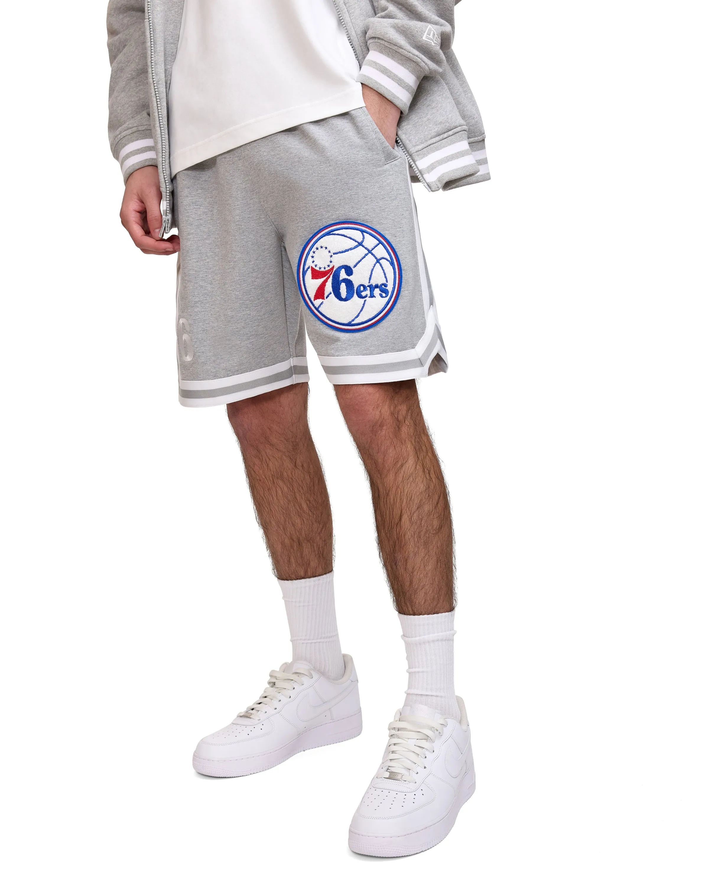 Los Angeles Lakers Gray Logo Select Shorts sold by New Era product image thumbnail 2