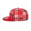 Nebraska Cornhuskers Plaid 9FIFTY Snapback Hat sold by New Era