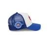 Chicago Cubs Checkered Flag 9FORTY A-Frame Trucker Hat sold by New Era