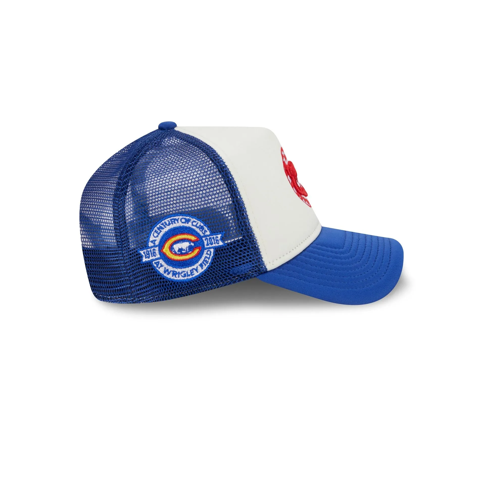 Chicago Cubs Checkered Flag 9FORTY A-Frame Trucker Hat sold by New Era product image thumbnail 4