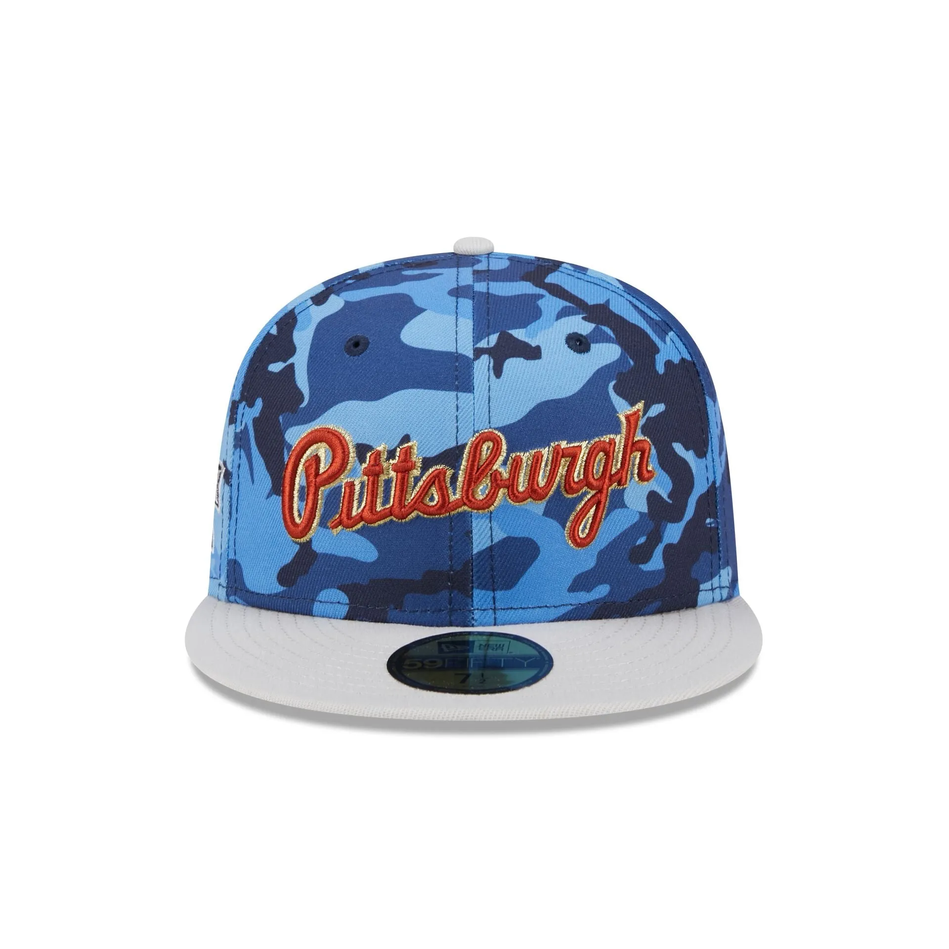 Pittsburgh Pirates Blue Camo 59FIFTY Fitted Hat sold by New Era product image thumbnail 2