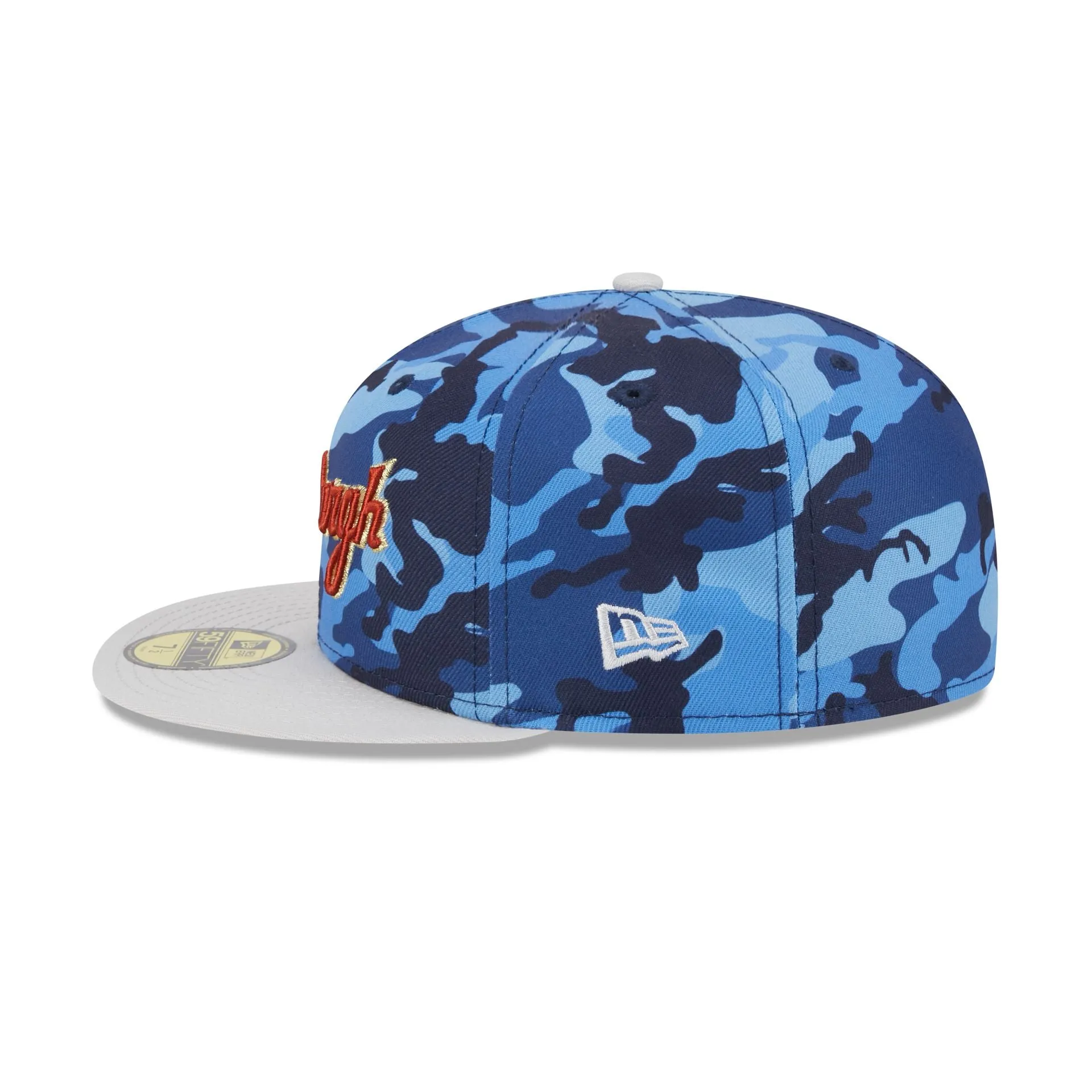 Pittsburgh Pirates Blue Camo 59FIFTY Fitted Hat sold by New Era product image thumbnail 5