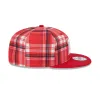 Nebraska Cornhuskers Plaid 9FIFTY Snapback Hat sold by New Era