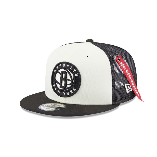 Alpha Industries X Brooklyn Nets 9FIFTY Snapback Hat sold by New Era