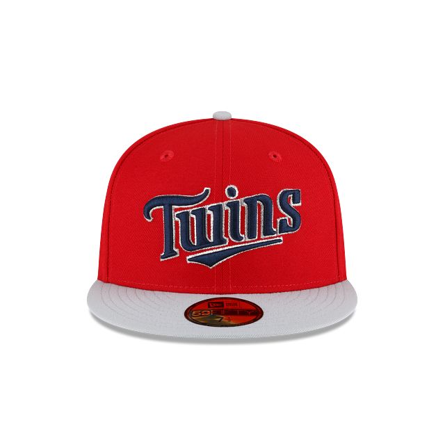 Just Caps Gray Visor Minnesota Twins 59FIFTY Fitted Hat sold by New Era product image thumbnail 2