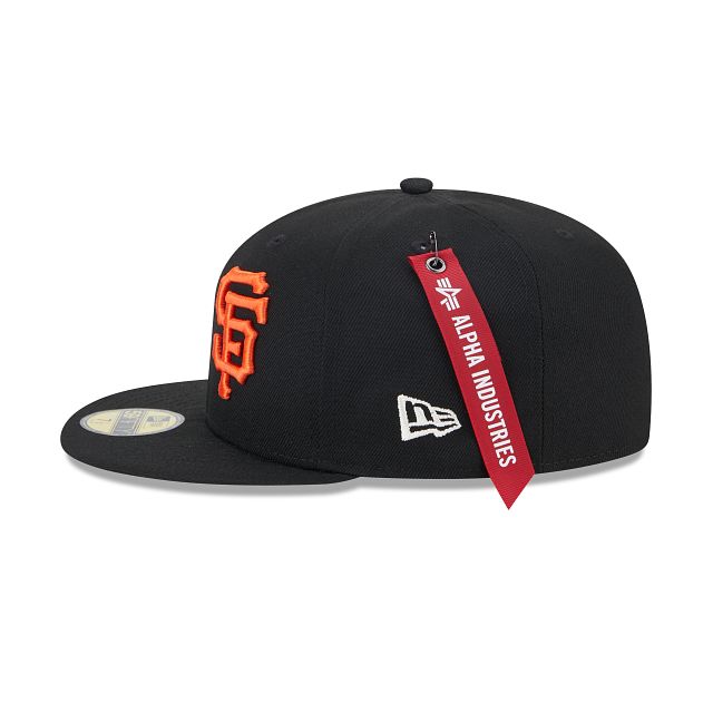 Alpha Industries X San Francisco Giants Dual Logo 59FIFTY Fitted Hat sold by New Era product image thumbnail 4