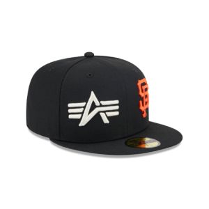 Alpha Industries X San Francisco Giants Dual Logo 59FIFTY Fitted Hat sold by New Era