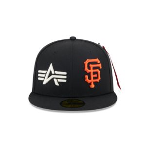 Alpha Industries X San Francisco Giants Dual Logo 59FIFTY Fitted Hat sold by New Era