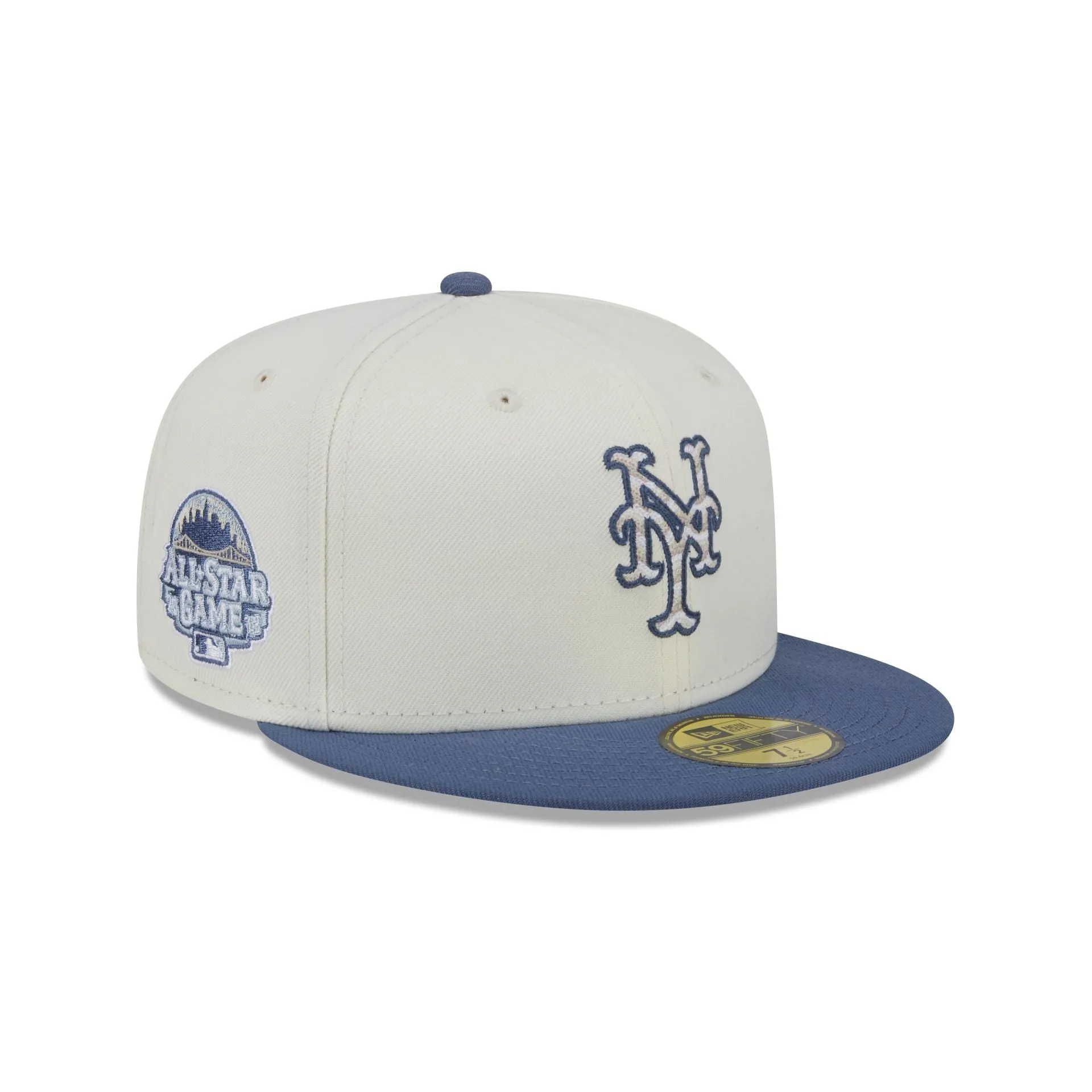 New York Mets Wavy Chainstitch 59FIFTY Fitted Hat sold by New Era