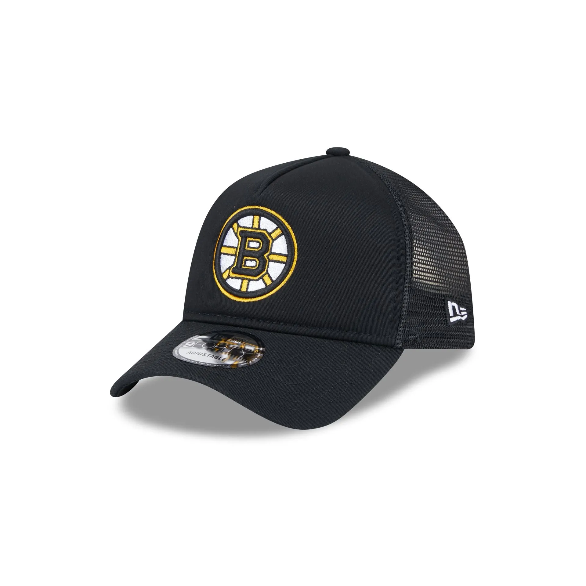 Boston Bruins 9FORTY A-Frame Trucker Hat sold by New Era